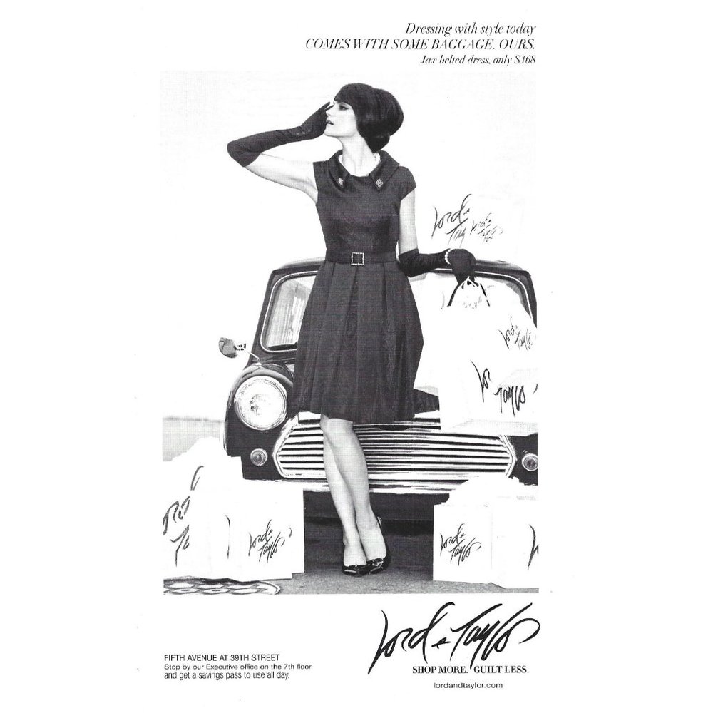 Lord & Tailor Shop More Guilt Less Jax Dress ADVERT 2000s Print Ad